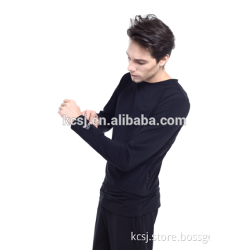 7V battery heated base layer shirt with lithium battery
